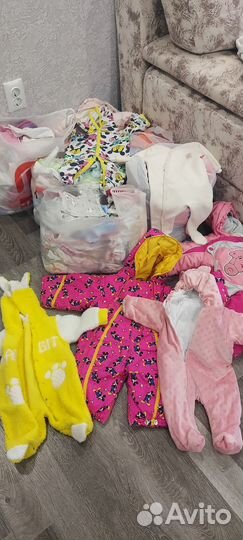 Детские вещи пакетом от 0 до года