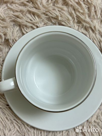 Фарфоровая чайная пара в коробке