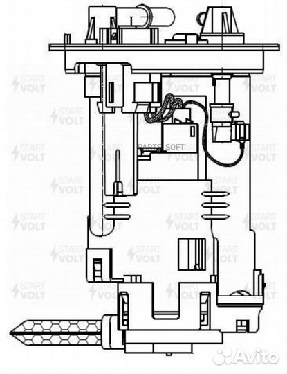 Startvolt SFM1102 SFM 1102 насос топливный электри