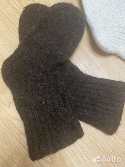 Носки шерстяные ручной вязки