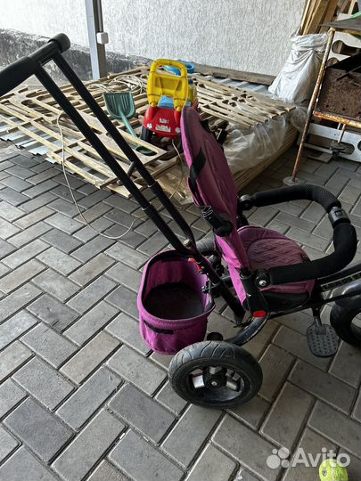 Велосипед детский с ручкой