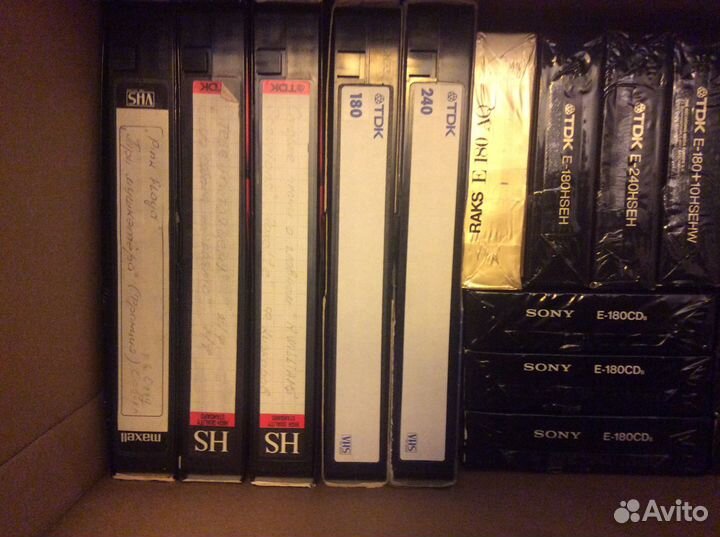 Видеокассеты Sony, TDK