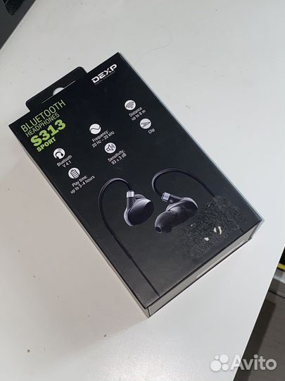 Беспроводные bluetooth наушники dexp S313