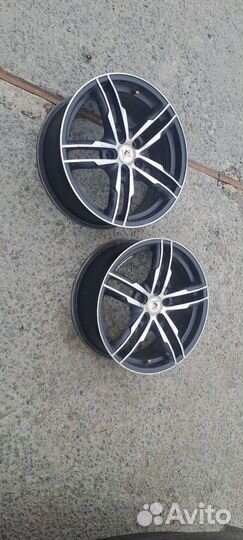 Литые диски r17 5x114 3,обмен