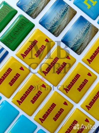 3D стикеры на заказ опт