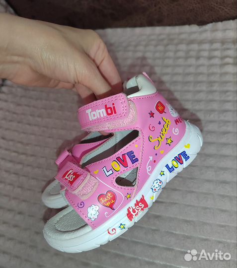 Босоножки сандалии детские для девочки 24