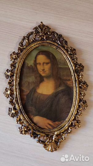 Картина Леонардо да Винчи шелкография