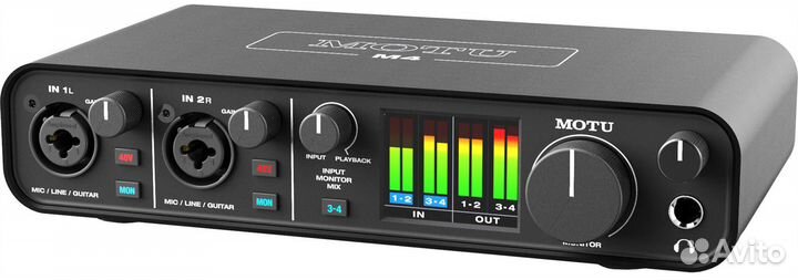 USB аудиоинтерфейс motu M4