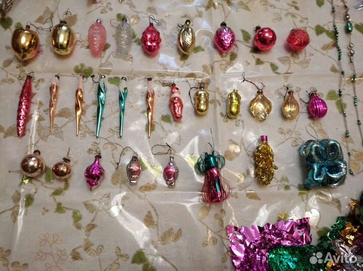 Елочные игрушки СССР 60-70 годы