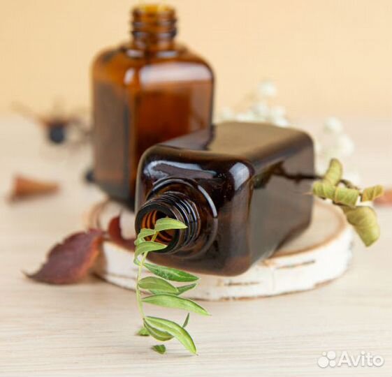 Флаконы из коричневого стекла квадратные GL18