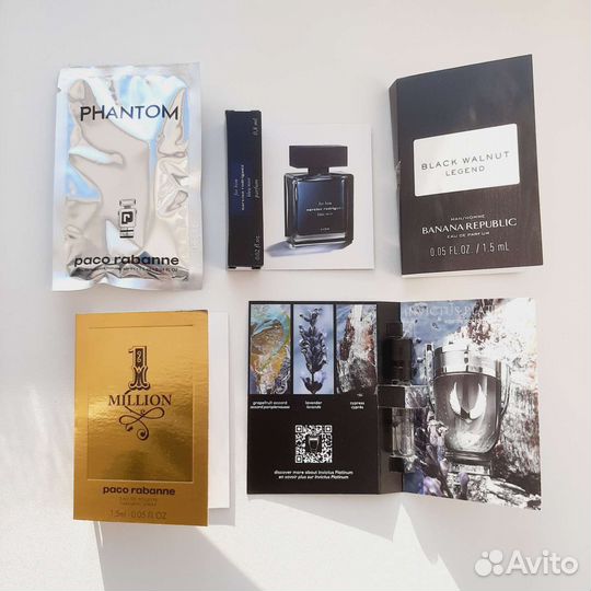 Семплы парфюма мужские
