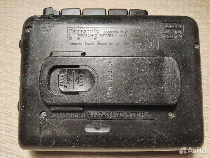 Кассетный плеер panasonic rq-v203