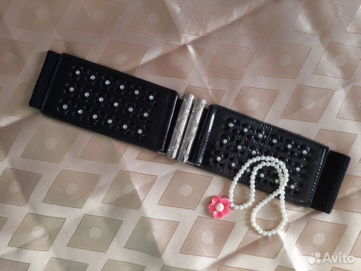 Ремень женский широкий на резинке