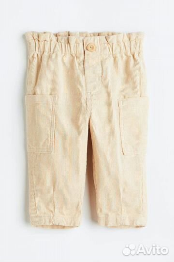 Штаны вельветовые, h&m 68,80