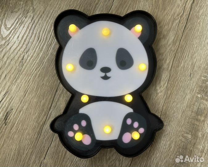 Ночник risalux «Панда» 10хLED