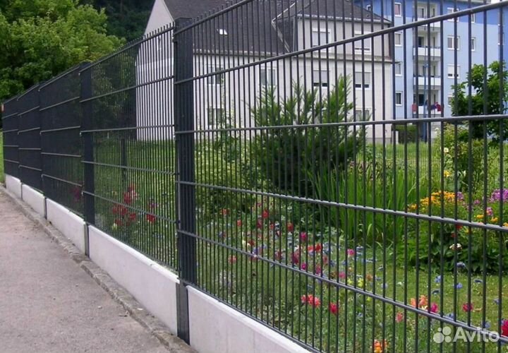 Забор из 3D сетки 40 метров