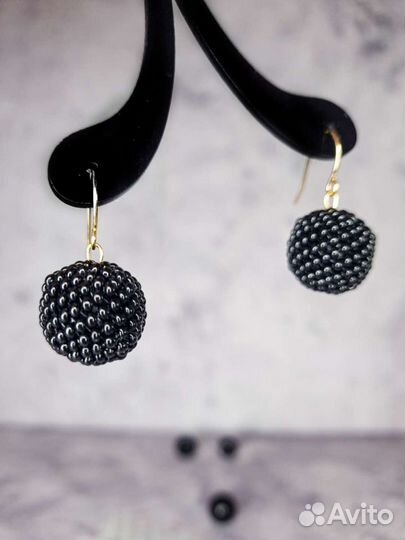 Серьги из бисера