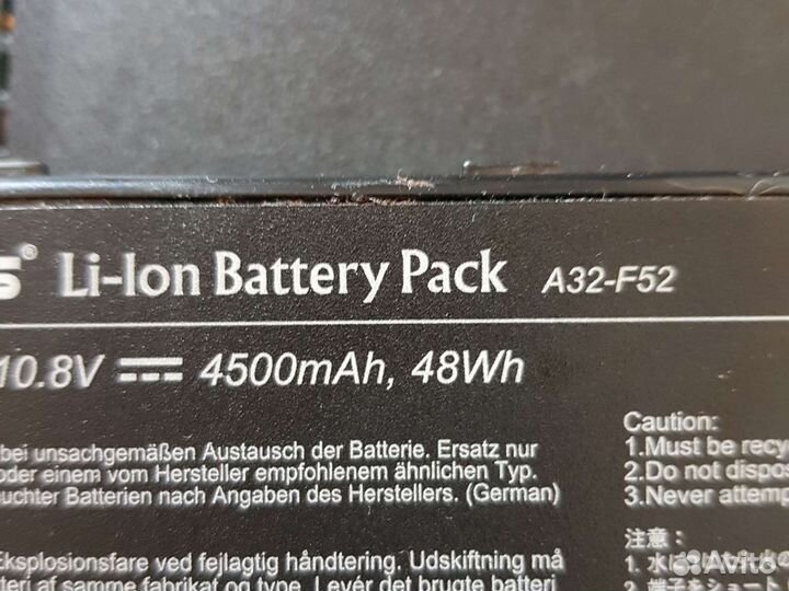 Батарея asus