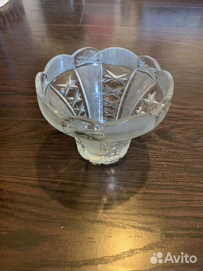 Салатники хрустальные