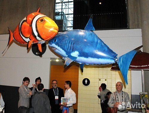 Игрушка Клоун Летающая рыбка на радиоуправлении