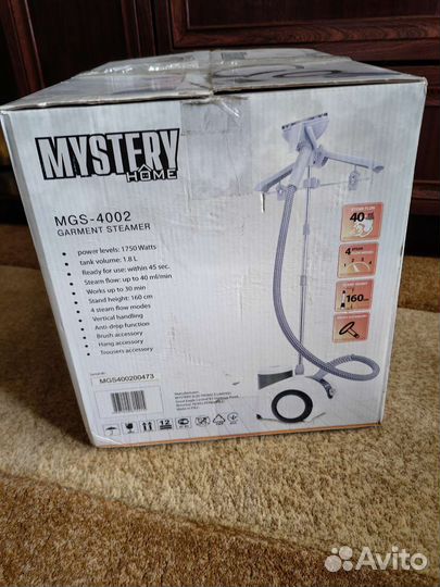 Отпариватель mystery вертикальный новый