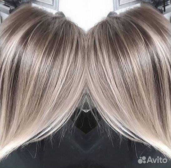 Модель на окрашивание волос