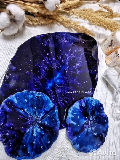 Поднос сервировочный подстаканники