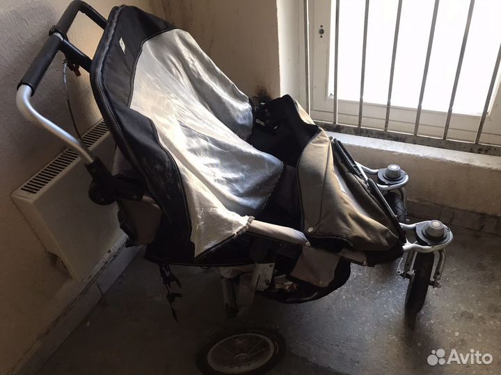 Коляска для двойни TFK германия два в одном