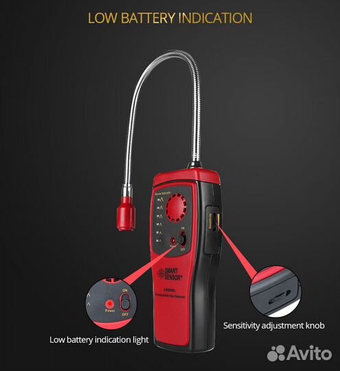 Детектор горючих газов