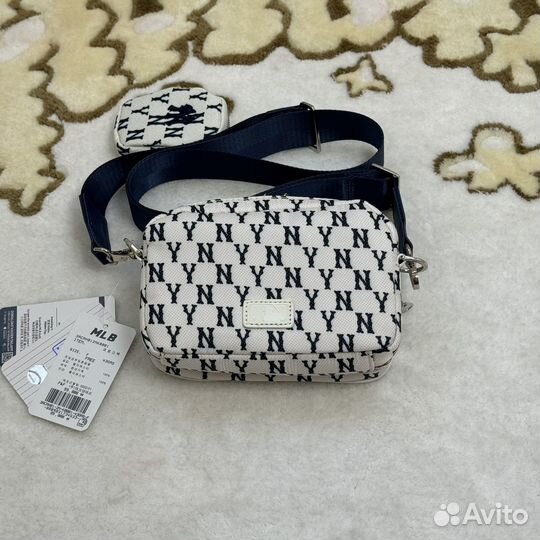 Сумка MLB NY Monogram Bag White Оригинал