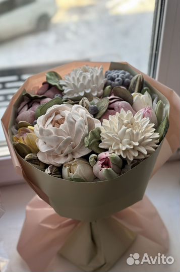 Букет из зефира 20 см