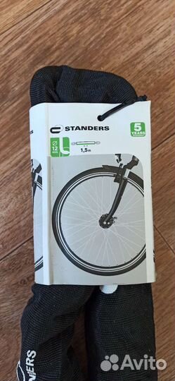 Цепь противоугонная Standers 10 мм 100 см, в ткани