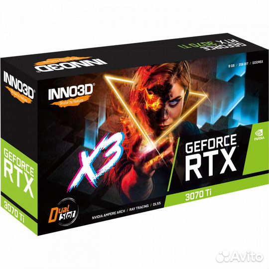 Видеокарта Inno3D GeForce RTX3070 Ti X3 557820