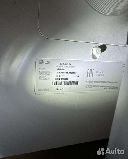 Монитор 4к LG 27UL650 60 Герц HDR10