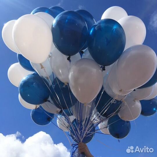 30 гелиевых шаров с доставкой