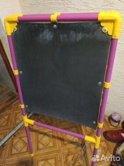 Детский муз. коврик прыгун доска для рисования