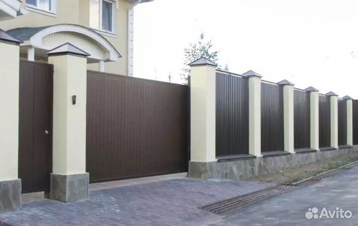 Откатные ворота замер бесплатно