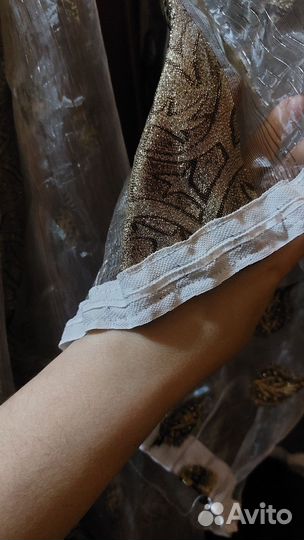 Тюль органза с вышивкой