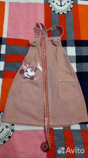 Джинсовый сарафан для девочки 104