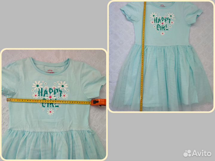 Летняя одежда на девочку 128-134 пакетом