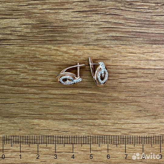 Серьги с фианитами, № Z535738N1