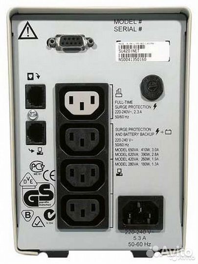 Ибп APC Smart-UPS 620VA 230V (SC620I)