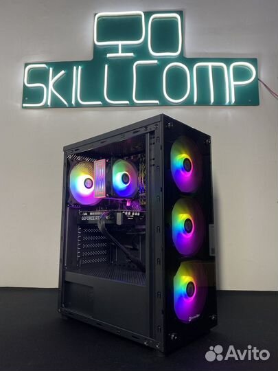 Игровой пк RTX 4060/ i3-12100f/ G.Skill 16 Gb/ SSD