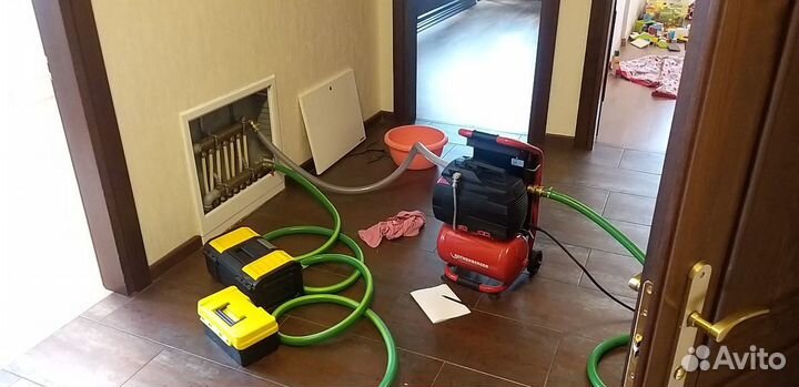 Промывка систем отопления и водоснабжения