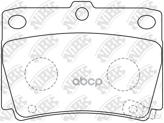 Комплект тормозных колодок PN3391 NiBK