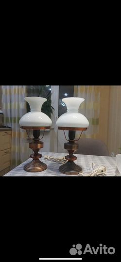 Лампы настольные светильники люстра СССР