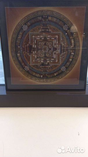 Тибетские танки Калачакра и жизнь Будды(ткань)