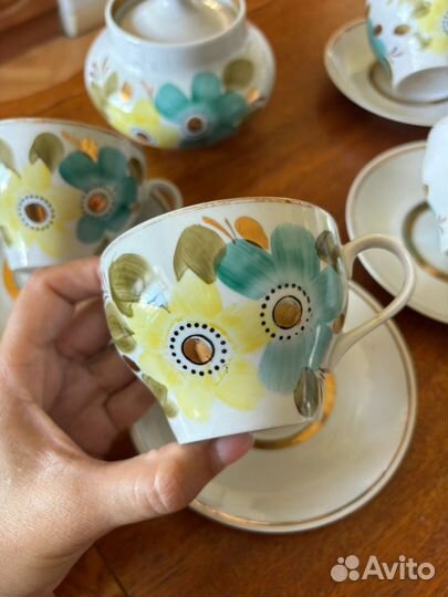 Чайный сервиз барановка СССР винтаж