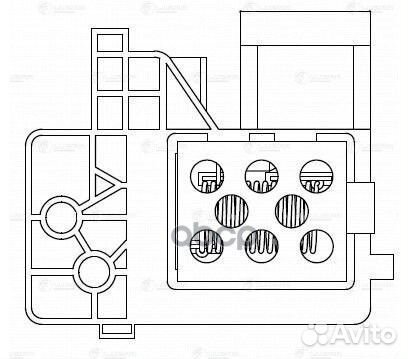 Резистор э/вент. охл. LFR 0978 luzar