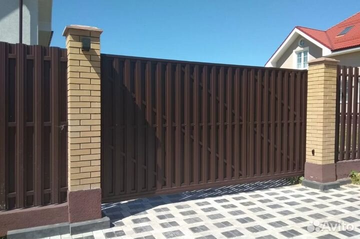 Ворота откатные качественно прочные